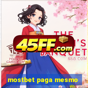 mostbet paga mesmo
